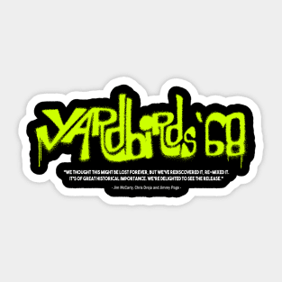 YARDBIRDS JP 68 Sticker